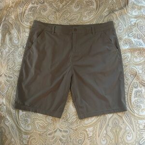Prana Men's Tan Flat Front Shorts